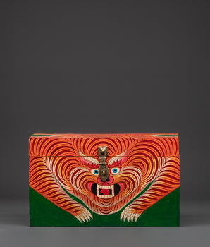 Hand Painted Tibetan Guardian Box