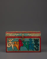 Handcrafted Tibetan Wooden Box