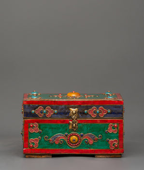 hand-painted-tibetan-wooden-box-with-brass