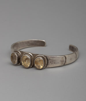 Stone Bracelet Silver