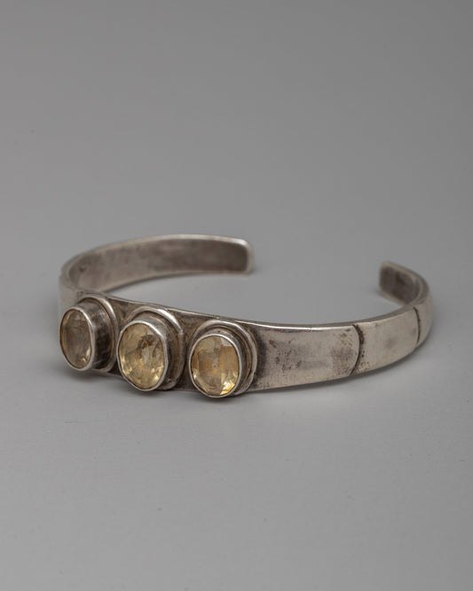 Stone Bracelet Silver