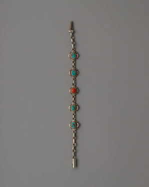 Tibetan Silver Chain Bracelet