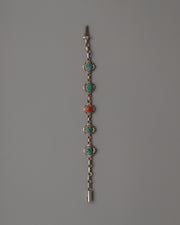 Tibetan Silver Chain Bracelet