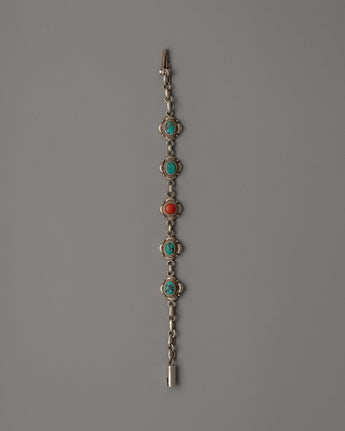 Tibetan Silver Chain Bracelet
