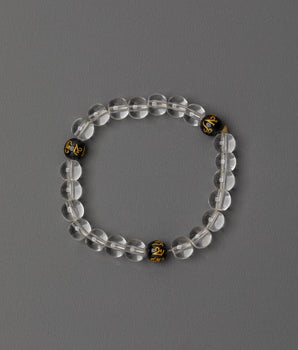 Handmade Clear Bead Bracelet