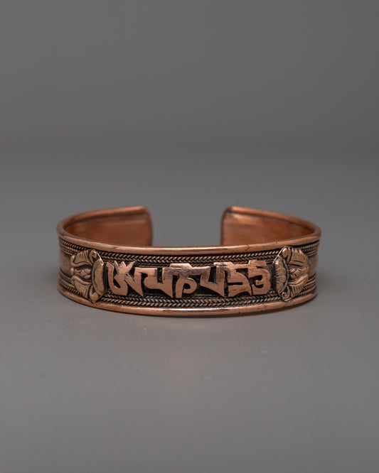 Tibetan Copper Bracelet Cuff