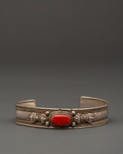 Spiritual Bracelet with Red Turquoise