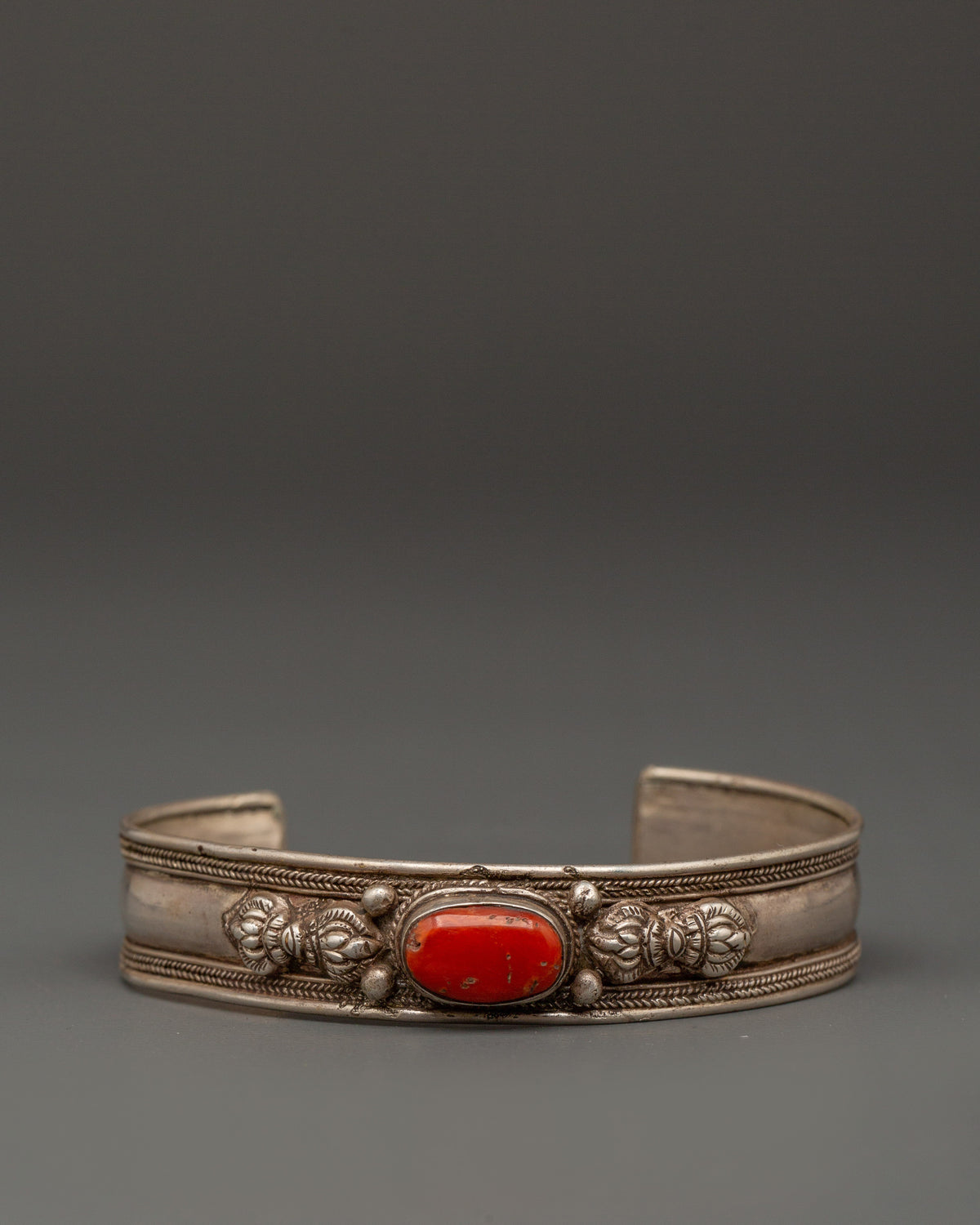 Spiritual Bracelet with Red Turquoise