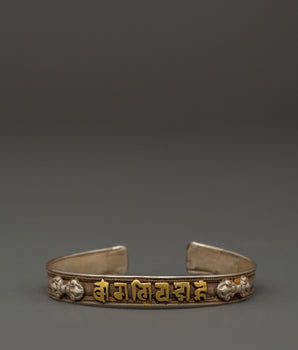Tibetan Sterling Silver Bracelet