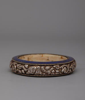 Tibetan Silver Bangle Bracelet