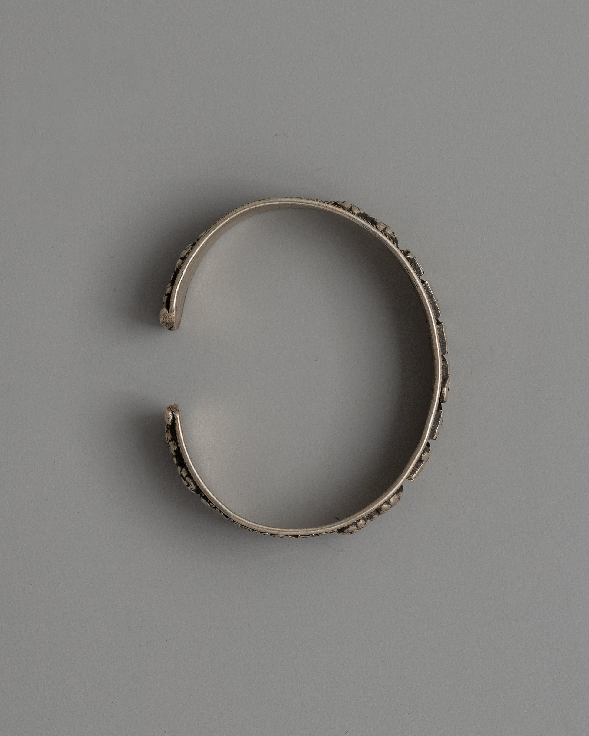 Sterling Silver Mantra Bracelet