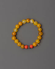 Yellow Beaded Wristband | Hand Accessories