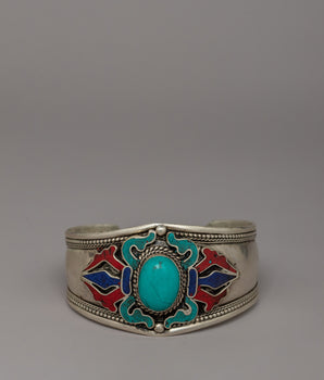 Turquoise Engraved Bracelet