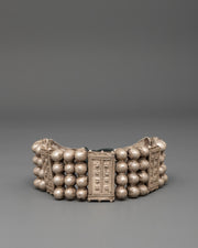 Traditional Himalayan Silver Bracelet