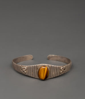 Silver-plated cuff bracelet