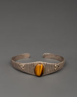 Silver-plated cuff bracelet
