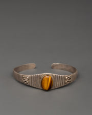 Silver-plated cuff bracelet