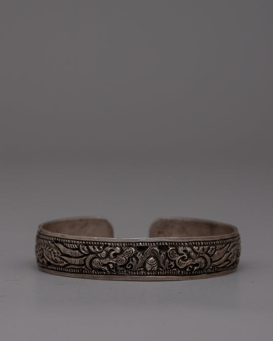 Silver Tibetan Bracelet 