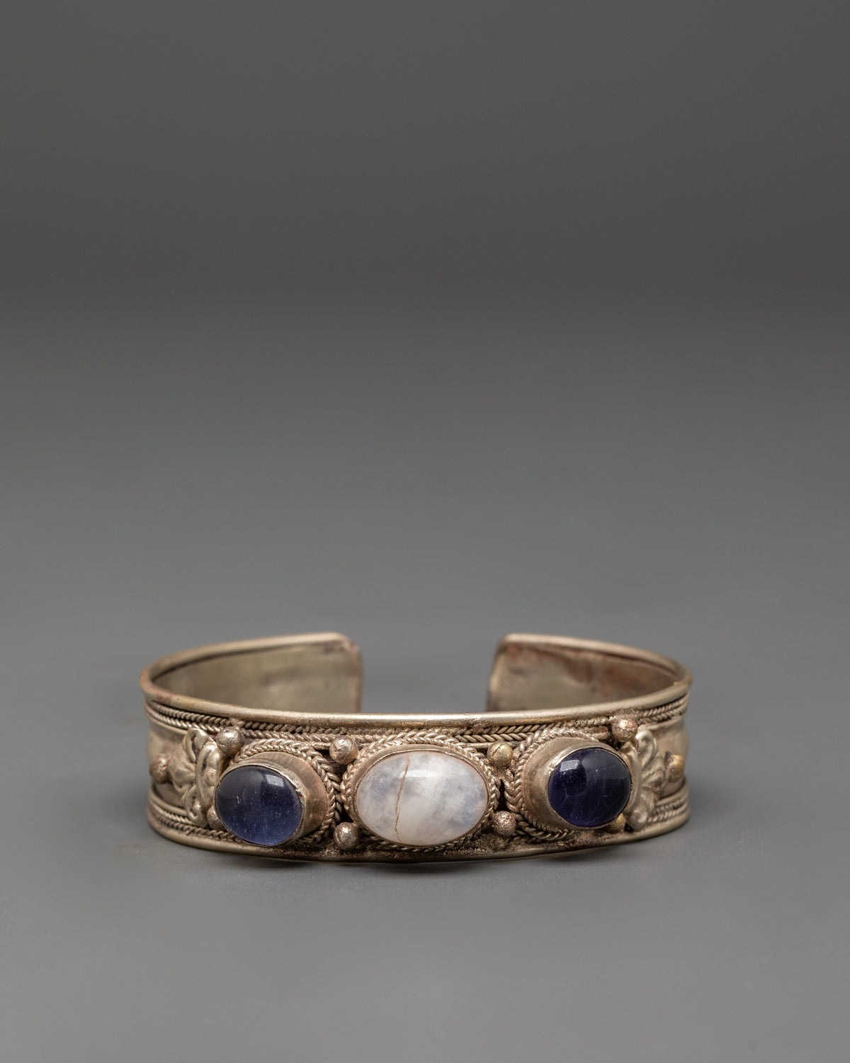 Traditional Himalayan Jewelry Bracelet | Gemstone Cuff