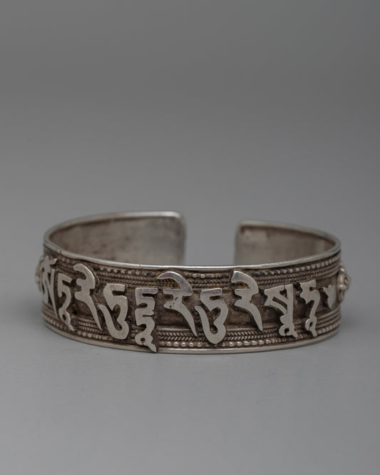 Mantra Cuff Bracelet