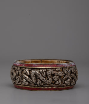 Tibetan Tibet Silver Bangle Bracelet