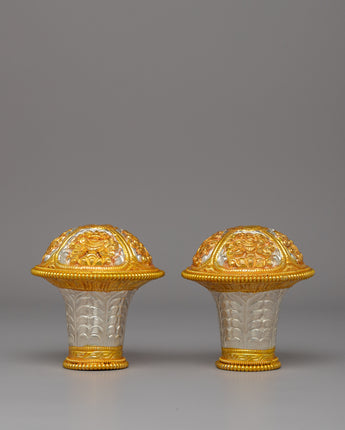 Handcrafted Brocade Stick Cap