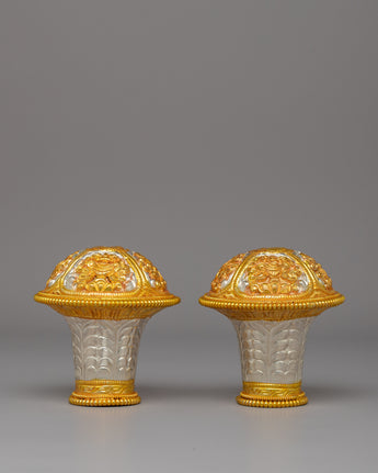 Handcrafted Brocade Stick Cap
