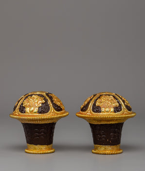 Handcrafted Traditional Brocade Thangka Stick Cap