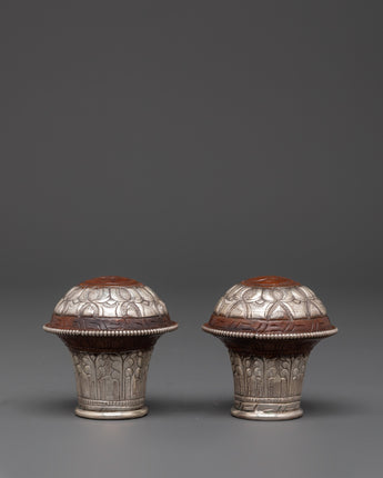 Traditional Brocade Stick Cap
