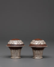 Traditional Brocade Stick Cap