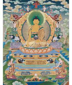 Shakyamuni Buddha and His Two Disciples