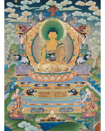 Shakyamuni Buddha and His Two Disciples