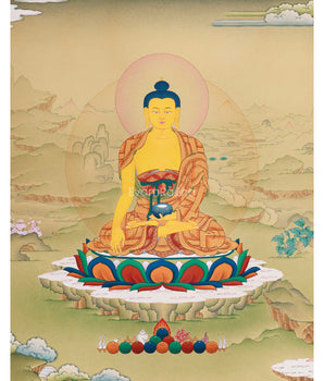 Historical Shakyamuni Buddha Painting