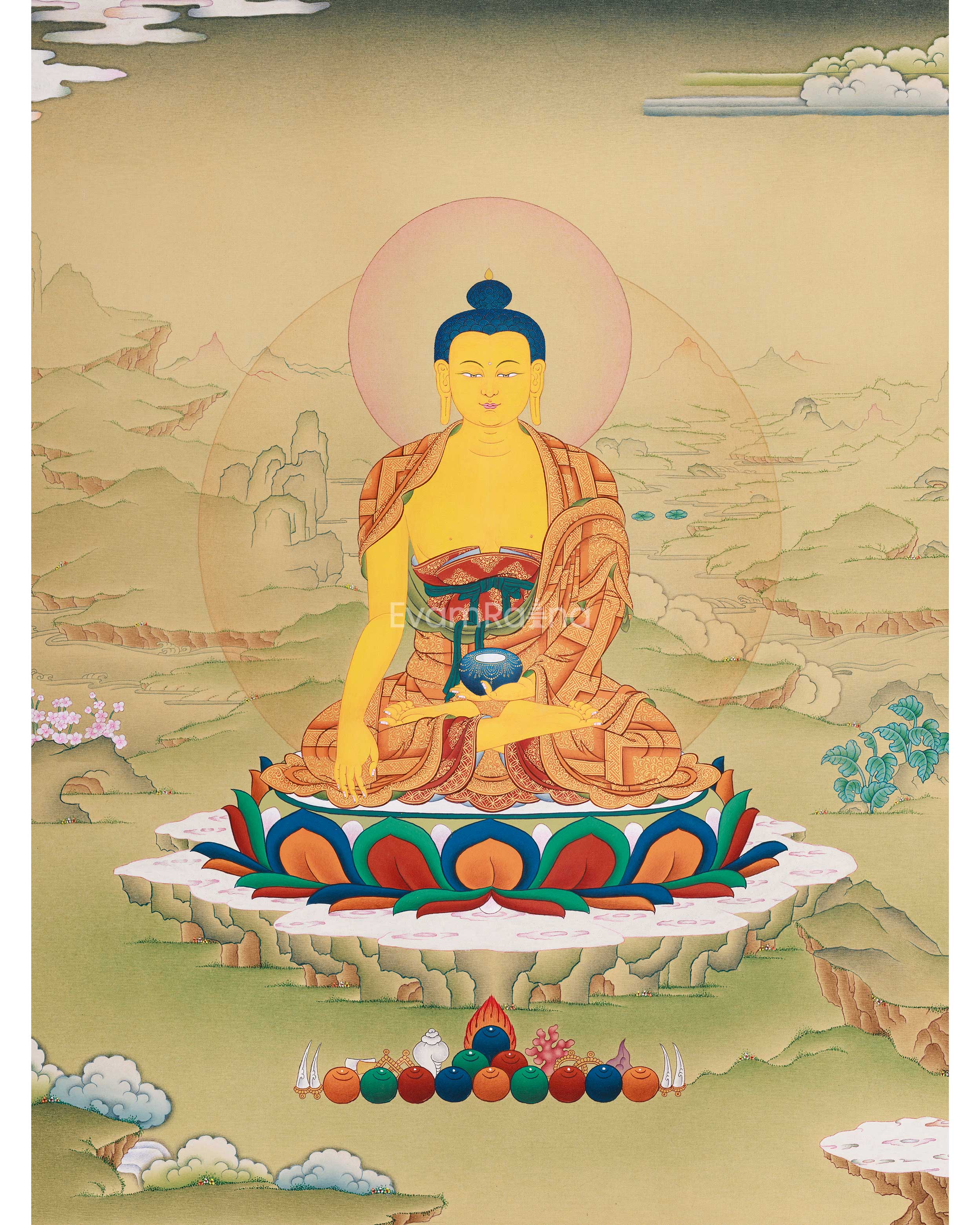 Historical Shakyamuni Buddha Painting