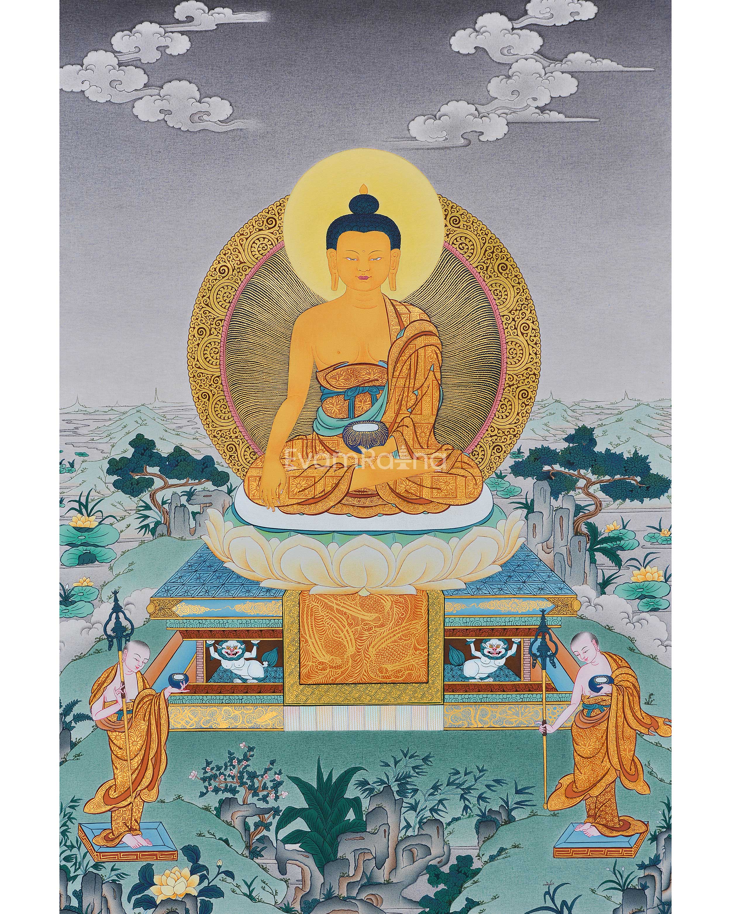 Historical Buddha Canvas Print