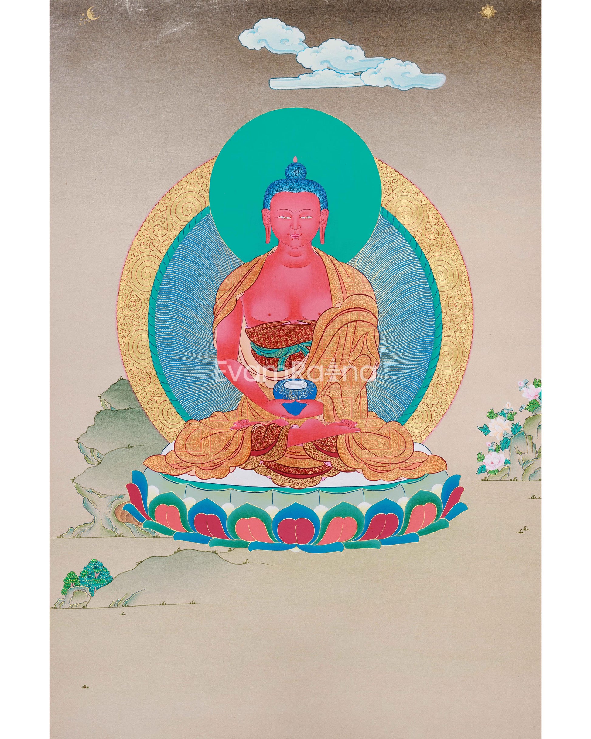 Traditional Buddha Amitabha Thangka