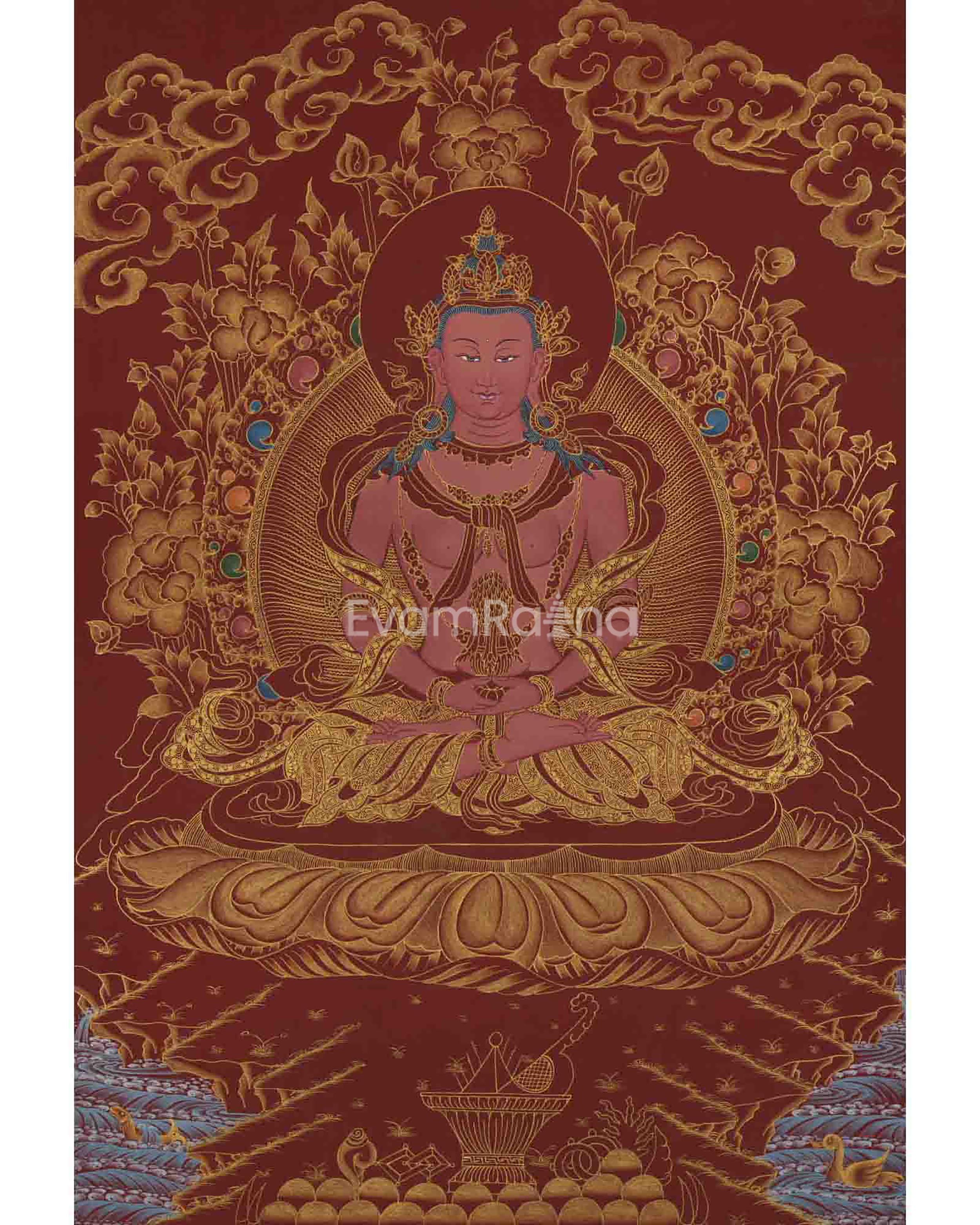 Buddha Amitayus Thangka