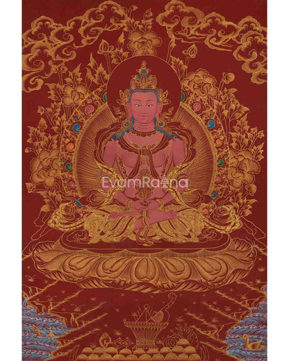 Buddha Amitayus Thangka