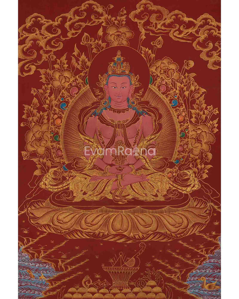 Buddha Amitayus Thangka