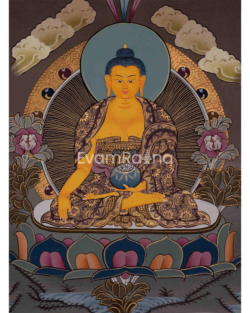 Shakyamuni Buddha Thangka | Buddhist Altar |