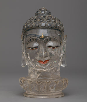 Crystal Buddha Head