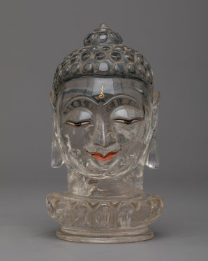Crystal Buddha Head