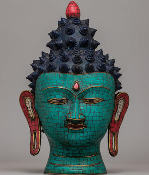 Buddha Head Bust
