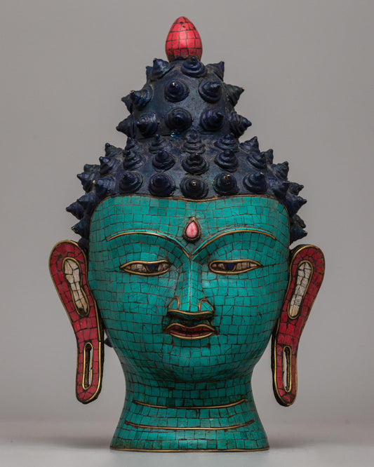 Buddha Head Bust