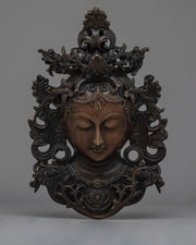 White Tara Buddha Wall Mask