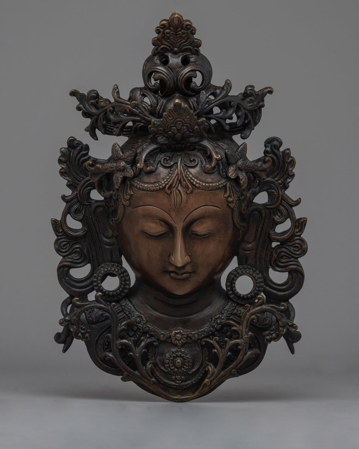 White Tara Buddha Wall Mask
