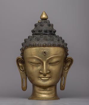  Copper Buddha Head 