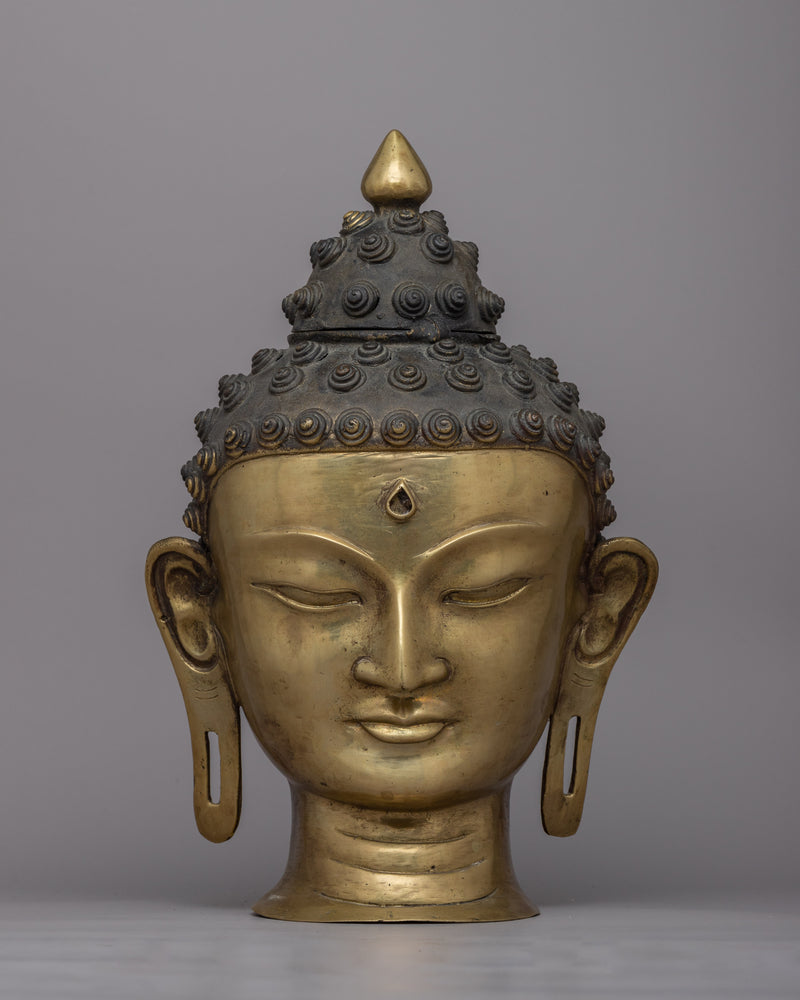  Copper Buddha Head 