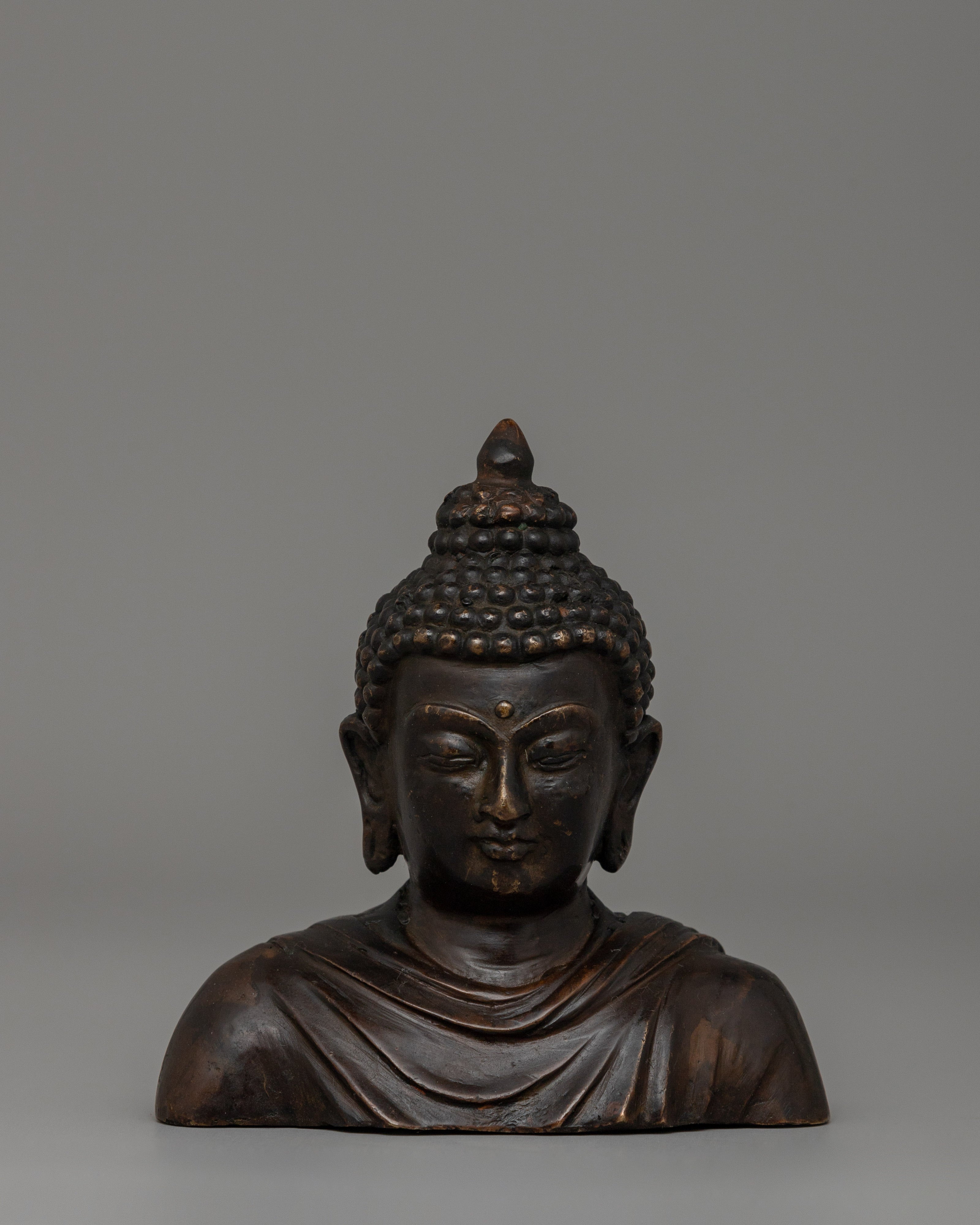 Handcrafted Buddha Head Home Decor