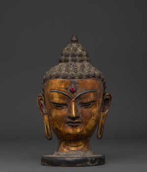 Buddha Head Figurine